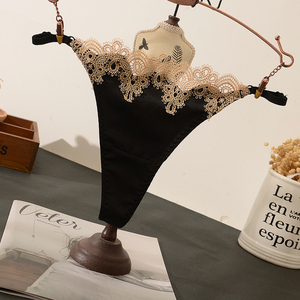 Hersteller liefern direkt Großhandel Low-Rise Bikini T-Höschen mit wasserlöslichem Rand, Flash Ultra-Dünn - Product Image 3