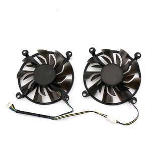 85 มม.4 พินพัดลมระบายความร้อนสำหรับ GTX1060 <span class=keywords><strong>HA</strong></span> GTX 1060 6GD5 GTX960 4GD5 วิดีโอกราฟิกการ์ดคูลเลอร์พัดลม - Product Image 1