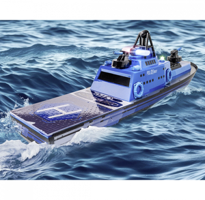 <span class=keywords><strong>Bateau</strong></span> de <span class=keywords><strong>patrouille</strong></span> RC électrique DWI 2.4G 15 KM/H <span class=keywords><strong>bateau</strong></span> RC cuirassé RC compétitif à grande vitesse avec lumières et fonction de pulvérisation d'eau - Product Image 5