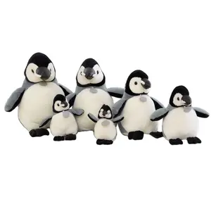 毛绒企鹅毛绒玩具毛绒动物企鹅毛绒枕头婴儿毛绒玩具制造商