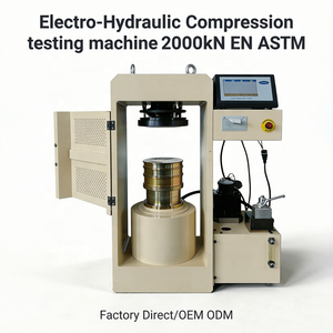 Machine d'essai de compression électro-hydraulique Btutest DYE-2000DS 2000kN EN ASTM pour béton en cube et cylindre, 0,1 % ~ 0,5 % FS - Product Image 1