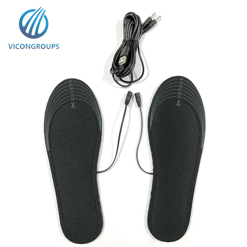 5V USB ısıtmalı tabanlık ayak ısıtma yastığı kış açık spor ısıtma ayakkabı tabanlık