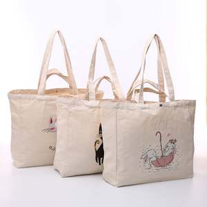 Bolsa de Compras de Lona Reutilizable con Logotipo Personalizado Brillante, Bolsa de Mano de Algodón Ecológica, Bolsas de Compras de Lona - Product Image 5