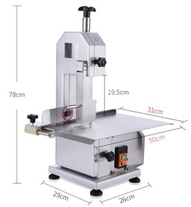 เครื่องเลื่อยตัดกระดูกไฟฟ้าเชิงพาณิชย์รุ่นใหม่ 220V กึ่งอัตโนมัติ สำหรับไก่ เนื้อวัว เนื้อหมู ใบมีด 120 ซม. กำลังการผลิต 0.8-1 ตัน/ชม. - Product Image 3