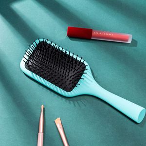 Paddle Hair <b>Brush</b> Rectangular Nylon Massage Comb For Hair Styling <b>Smoothing</b> - Product Image 3