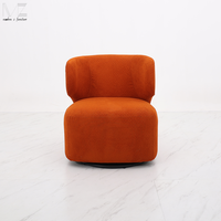 Fauteuil d'appoint Boucle pour salon, fauteuil rembourré, chaise de loisirs, mobilier d'hôtel