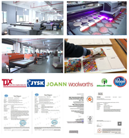 Sous-verre en céramique imprimé en 3D personnalisé, tapis de tasse à café en liège de 5 mm d'épaisseur, cadeau d'affaires, tapis promotionnels, absorbants et imperméables