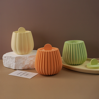 Offre à Durée Limitée : Moule en Silicone XINCHOUT pour Bougie Citrouille, pour Résine Époxy DIY, Fabriqué en Chine, 1 Ensemble/Paquet
