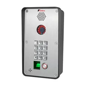 指紋アクセス制御ビデオインターホン過酷な屋外通信通話KNZD-58