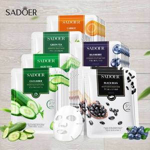 <span class=keywords><strong>Mascarilla</strong></span> Facial SADOER <span class=keywords><strong>de</strong></span> <span class=keywords><strong>Té</strong></span> <span class=keywords><strong>Verde</strong></span>, Aloe Vera, Coco, Fresa, <span class=keywords><strong>Avena</strong></span> <span class=keywords><strong>y</strong></span> Miel, <span class=keywords><strong>Mascarilla</strong></span> Facial Coreana Hidratante para el Cuidado <span class=keywords><strong>de</strong></span> la Piel con Vitamina C - Product Image 1