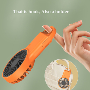 2025 nouveauté Mini vent refroidissement à l'air main ventilateur Usb ventilateur Portable bureau Rechargeable ventilateur de poche min avec <span class=keywords><strong>crochet</strong></span> - Product Image 2