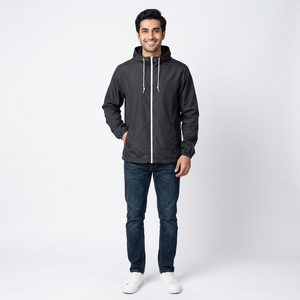 Veste coupe-vent sport homme 2026 – Imperméable en toile de haute qualité avec col montant, style urbain élégant pour le printemps - Product Image 1