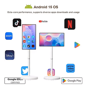 24.5 inch xách tay thông minh TV với màn hình cảm ứng hiển thị và tương tác Màn hình <span class=keywords><strong>LCD</strong></span> di chuyển TV và máy ảnh - Product Image 4