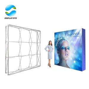 Good Quality Factory Directly Fabric Pop-Up Backdrop Display Pop Up Trade Show Display Trade Show Banner Stand Frame