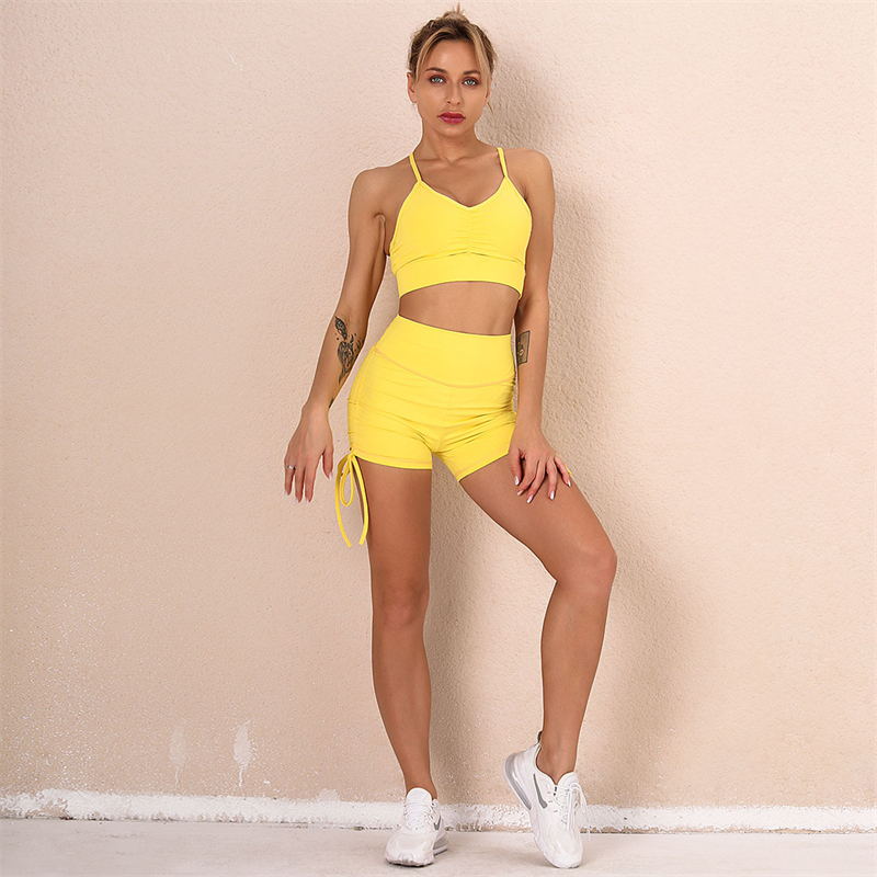 HOT 7 colors Fashion Modern Breathable Workout Clothing Women Active Wear Yoga Set hygroscopic  Popular