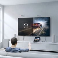 Câble HDMI Optique Actif 8K en Gros, 48 Gbit/s Haute Vitesse, 8K60Hz, EARC, Longue Portée, Coque en Alliage de Zinc, Gaine TPE pour TV