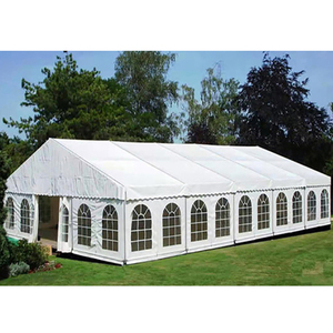 Grande structure préfabriquée en aluminium avec membrane de couverture en PVC pour tente de réception extérieure, entrepôt, atelier industriel, abri pour événements sportifs - Product Image 2
