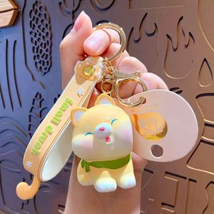 Cute Dog, Let's Stick Keychains Together. Couple, Shiba Inu Doll, <b>Backpack</b> Pendant, Car Keychain, <b>Small</b> Gift - Product Image 2