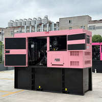 Générateur diesel silencieux à capot ouvert OEM 80 kW 100 kVA, groupe électrogène triphasé 75 kW 80 kVA avec ATS de secours 50 Hz 60 Hz CE