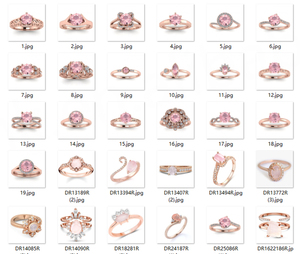 แหวนโมอิสซาไนต์ชุบทองคำขาว ดีไซน์ทันสมัย ประดับด้วยโมอิสซาไนต์สี พร้อมกรงเล็บ - Product Image 3