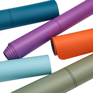 Tùy Chỉnh In Chống-Trượt Yoga <span class=keywords><strong>Mat</strong></span> Thân Thiện Với Môi Cao Su Tự Nhiên Với Thiết Kế Vòm Bền PU Cao Su Hình Bầu Dục Đường Cong PU Yoga Thảm - Product Image 1