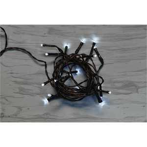 20 Luci Natalizie Fisse a LED Bianco Freddo con Trasformatore 3+1.5MT - Product Image 1