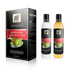 500Ml * 2 Haarkleurcrème Geen Irritatie Kruidenhaarkleurstof Professionele Beste Prijs Salonproduct Van Topkwaliteit