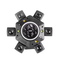 Barre lumineuse LED six bras effet œil d'abeille RGBW, projecteur laser mobile en aluminium pour éclairage de scène et ambiance