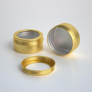 Boîte en aluminium personnalisable de 80 ml avec fenêtre pour l'emballage des épices, du sucre et des aliments - Pot mystère de qualité alimentaire pour bijoux - Product Image 6