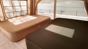 Надувная кровать нового дизайна с электрическим насосом, матрас для кемпинга, двуспальная надувная кровать coody - Product Image 5