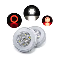Nouveau phare arrière intelligent RGB 4 pouces 12V, étanche IP67, télécommandé, pour voiture, camion, bus, SUV, avec fonctions Stop, Clignotant, Marche arrière et Feux de position.