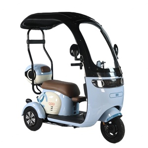 Hot Selling 48V 20Ah Carbon Steel Electric Tricycle 3-Wheel Scooter 600W <b>Power</b> for Passenger - Product Image 1