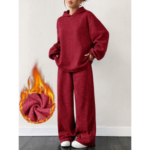 Conjunto Deportivo de 2 Piezas con Capucha para Mujer, Transpirable, para Invierno 2025 - Product Image 5