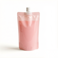 Pochette souple PE de 100 ml de qualité alimentaire avec bec verseur pour café, jus, lait et eau - Emballage portable et réutilisable