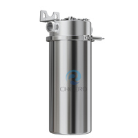 Système de filtration d'eau pour toute la maison, extérieur, 10 pouces, boîtier en acier inoxydable, avec filtre à sédiments PP intégré, préfiltre industriel