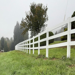 공장 경쟁력있는 가격 하이 퀄리티 울타리 농장 말 물 증거 PVC 목장 펜싱 - Product Image 5