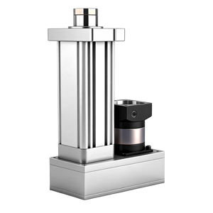 Actionneurs de cylindre à piston servo pneumatique, charge lourde, haute précision, moteur et engrenage, actionneur linéaire en alliage d'aluminium - Product Image 4