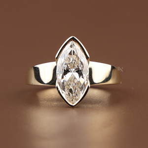 Luxury Lab Grown <b>Diamond</b> Engagement <b>Ring</b> for Women 2.1 Carat in Silver 10K Gold 14K Gold 18K Gold Premium Fine Bridal Jewelry - Product Image 1