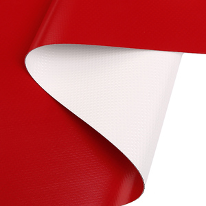 Bâche légère imperméable de tissu rouge blanc durable de PVC de panne d'électricité pour la tente et le <span class=keywords><strong>chapiteau</strong></span> de cadre - Product Image 4