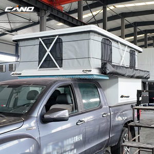 Caja de Carga Integrada 4x4 para Camioneta, <span class=keywords><strong>Camper</strong></span> Desplegable con Paredes de Lona para Tacoma, Tundra, Ram 2500, <span class=keywords><strong>Defender</strong></span> - Product Image 2