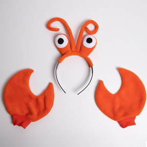 Divertido disfraz <span class=keywords><strong>de</strong></span> <span class=keywords><strong>cangrejo</strong></span> <span class=keywords><strong>de</strong></span> Halloween, diadema <span class=keywords><strong>de</strong></span> ojos y kit <span class=keywords><strong>de</strong></span> garras <span class=keywords><strong>de</strong></span> <span class=keywords><strong>cangrejo</strong></span> <span class=keywords><strong>rojo</strong></span> para <span class=keywords><strong>foto</strong></span> <span class=keywords><strong>de</strong></span> niños - Product Image 2