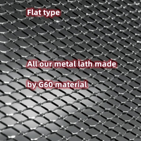 Grillage métallique galvanisé pour stuc 27x97, 3,4 lb, G60, maille diamantée alvéolée pour plâtrage