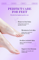 Masque exfoliant liquide pour les pieds, à l'aloe vera, 50 ml, utilisation 90-120 min, vente en gros OEM, coréen, pour adultes.
