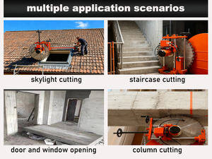 Industrial-grade Reinforced <b>Concrete</b> Cutting Machine Track-mounted Dual-motor Wall Cutting <b>Saw</b> <b>Concrete</b> Wall Cutting Machine - Product Image 5