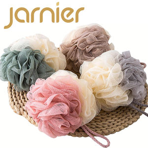 ฟองน้ำขัดหลังแบบตาข่าย  20 กรัม  คละสี  ขายส่ง  ฟองน้ำอาบน้ำ  ไนลอน  รูปดอกไม้ - Product Image 1