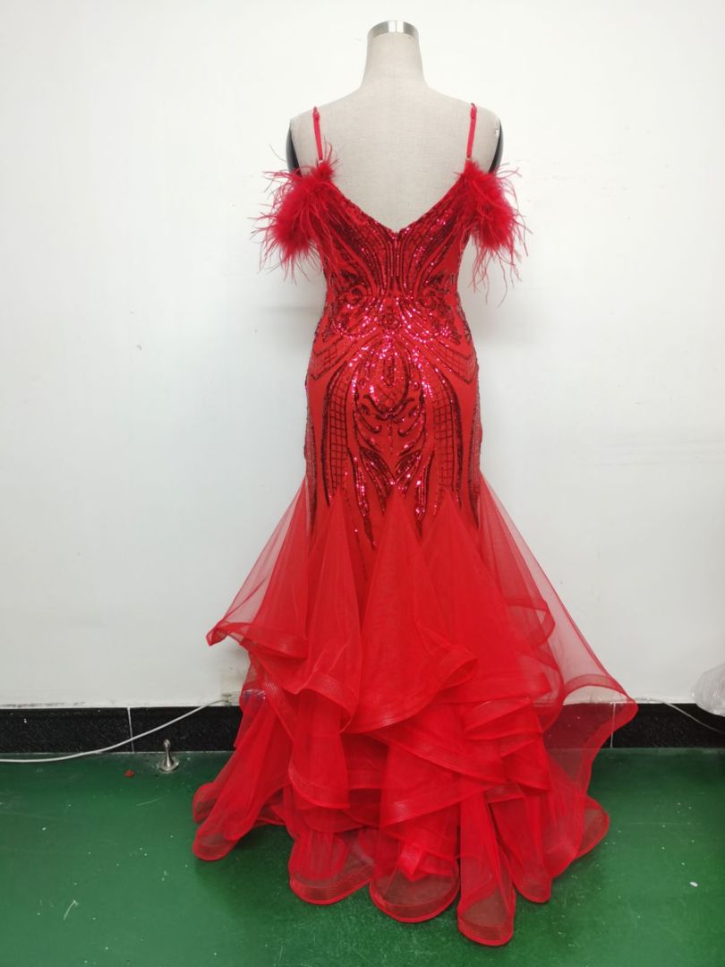 Shop African Elegant Night Dress - Sexy Party Sequin Dresses
