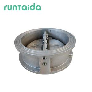 DN40 ~ DN700 PN10 PN16 Fonte ductile double <span class=keywords><strong>disque</strong></span> unidirectionnel double clapet anti-retour à clapet anti-retour - Product Image 3