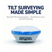 Récepteur GNSS RTK GPS multi-constellations Stonex S30 Pro haute précision, certifié IP68, compatible 4G, température de fonctionnement de -30 à 70°C, pour levés topographiques