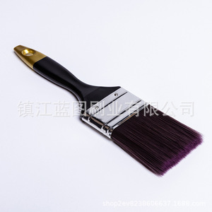 Paintbrush <b>Pet</b> Abrasive Fiber 10-14mm Plastic Handle Wine Red Black For Painting <b>Brushing</b> Cleaning - Product Image 4