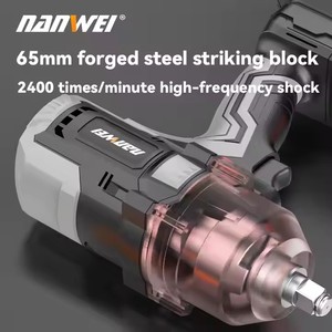 Nanwei 21V không chổi than tác động điện cờ lê pin lithium cờ lê 1500N mô-men xoắn cao sửa chữa ô tô cờ lê - Product Image 4